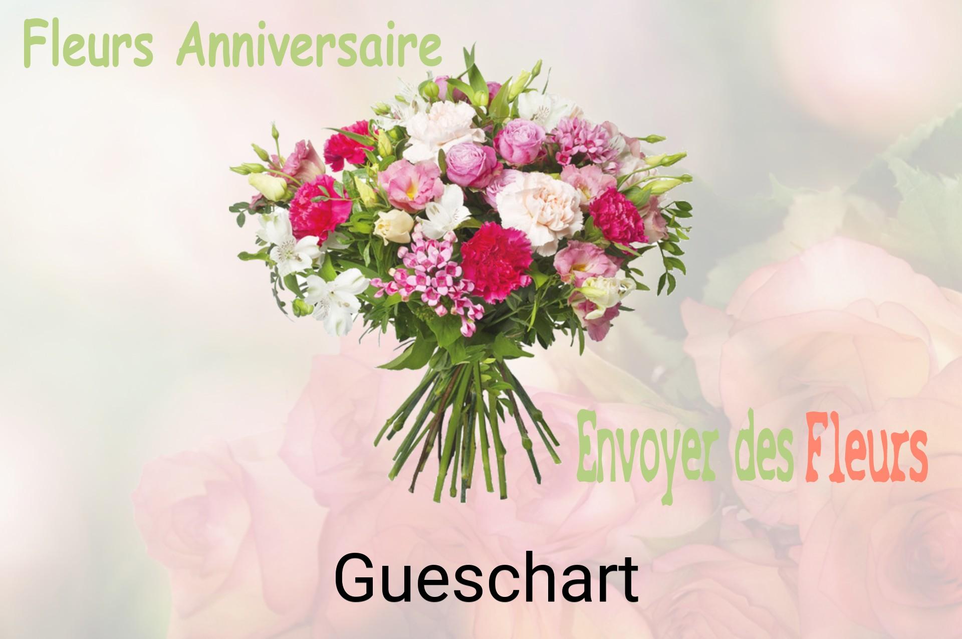 Bouquet de fleurs d’anniversaire livré à Gueschart